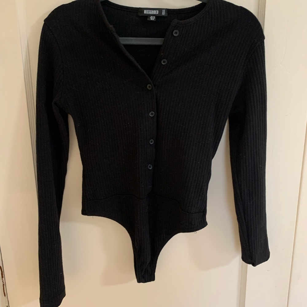 COPY - Missguided Button Bodysuit